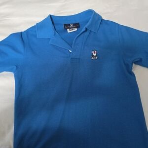Psycho Bunny Kids Blue Polo Shirt